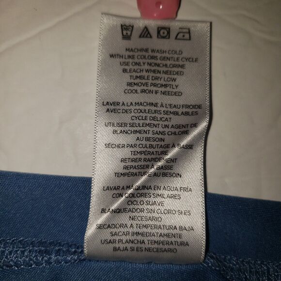 DANSKIN Blue Tank Top Womens Size Medium - Picture 7 of 8